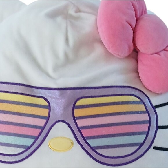 Sanrio Hello Kitty x Squishmallow Rainbow Shades Plush Toy Cat Pillow Kids - Picture 3 of 10
